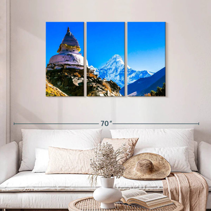 Adella Ama Dablam Temple, 28" H x 45" W