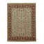 Wool Oriental Area Rug in Brown/Ivory/Rust