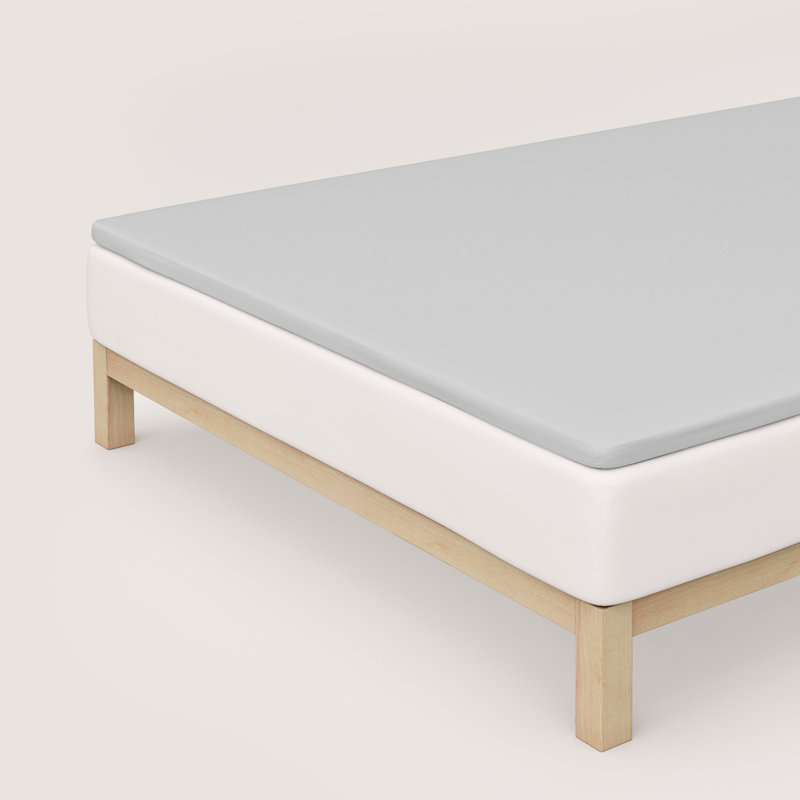 Jersey-Elasthan Cotton Blend Jersey Knit Fitted Sheet, Platinum, 120 - 130cm x 200 - 220cm