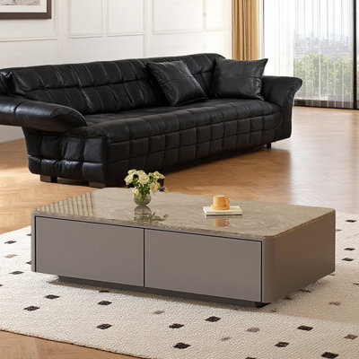 Table basse sur pied Modern Light Luxury