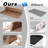 Washer Dryer Countertop With Non-Slip Pads, Laundry Wood Shelf Topper With Edge, 54" Width X 27.5" Depth Double Layer Organizer For Washer And Dryer Laundry Hamper Counter Storage Organization-125043988-125043986
