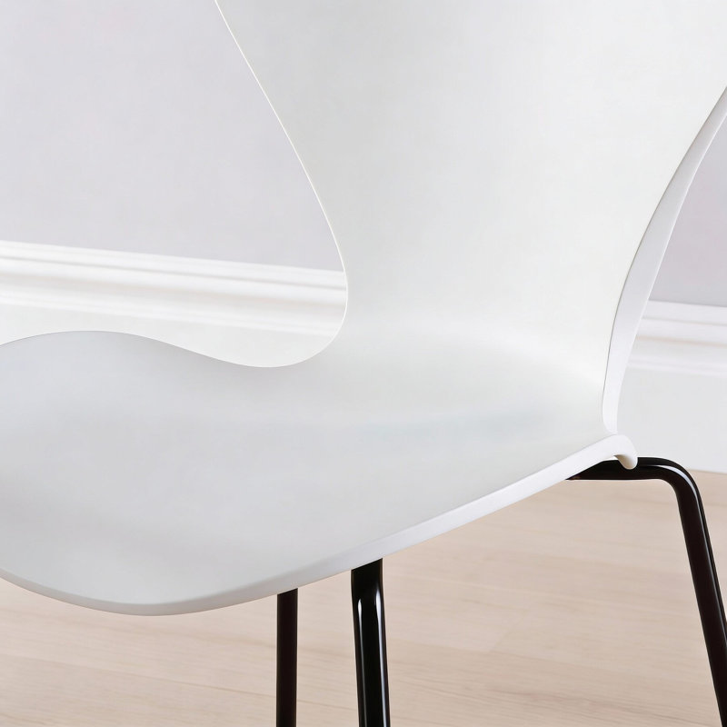 Cadell 4 Modern Dining Chairs Set, White