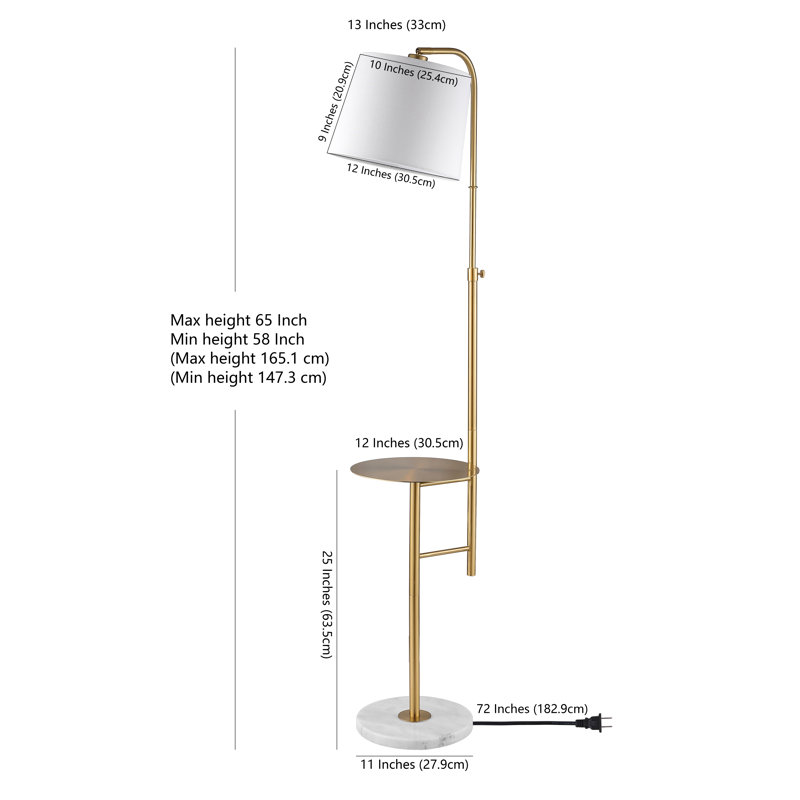 Lampe de table sur pied Anapaola