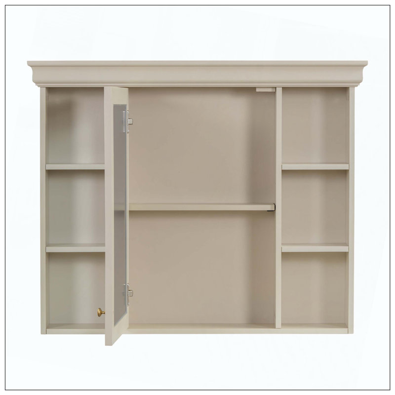 Armoire à pharmacie 4 tiroirs Modern, Beige