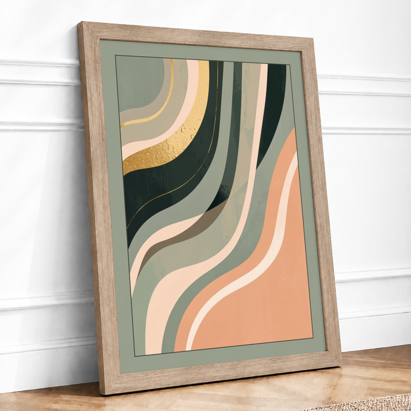 Gentle Flow Minimalist - Print, Oak, A4 - 29.7 x 21.0 cm