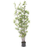 188cm Faux Bamboo Tree in Earthenware Pot
