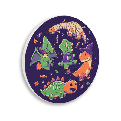 Dinosaure d'Halloween, plaque murale, par EduEly Designs