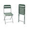 Ensemble bistro pliant en métal 28 po H 3 pièces, vert-355076994