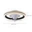 Diany 18.5'' Ceiling Fan with LED Lights