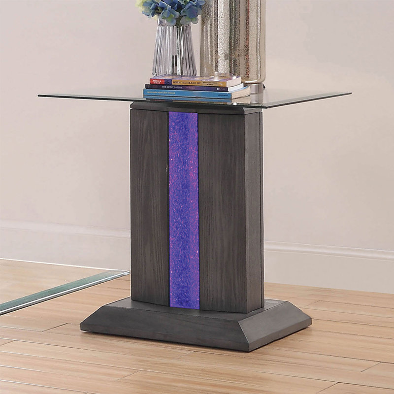 Table basse Olvin au fini gris