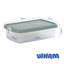 Wham Clip Rectangular Plastic Storage Boxes with Secure Clip Lock Lids Clear/Green Milieu/Stone-555442397-555442387