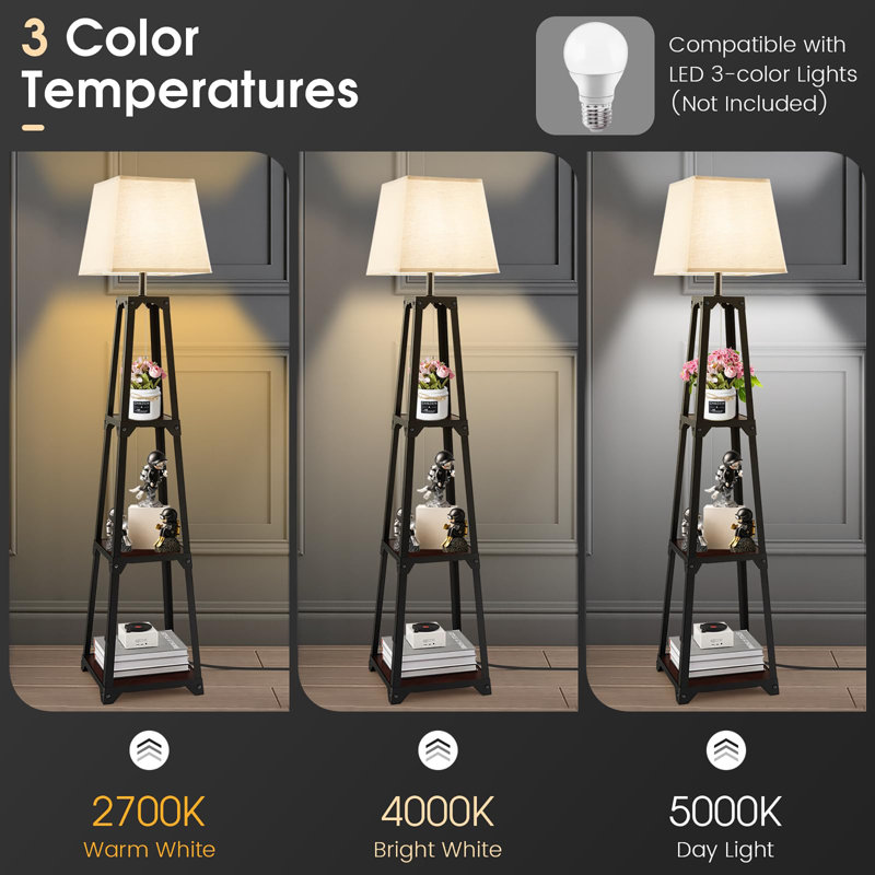 3 Tier Display Floor Lamp