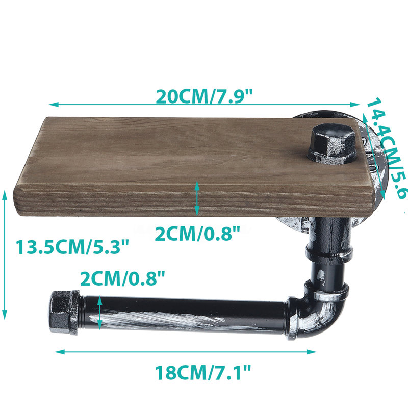 Lach Wall Mounted Toilet Paper Holder