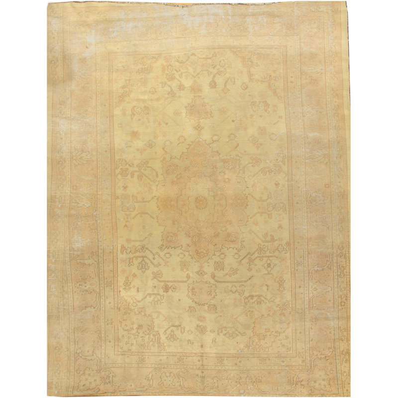 Tapis Oushak Antique Antique Shabby Elegance