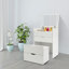 Petit meuble-lavabo avec miroir et 3 tiroirs-1628771358