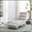 Chaise longue rembourrée avec vibration et poche latérale - Fauteuil inclinable ergonomique à dossier fixe, canapé de loisirs moderne en tissu-774336694