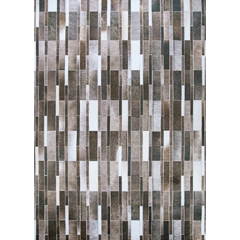 Tapis performance géométrique brun Richburg, 2 pi x 3 pi 7 po