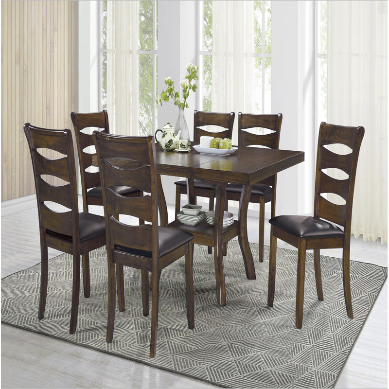 Table de salle à manger 7 pièces, 7 pièces : table, 6 chaises
