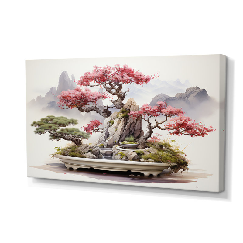 Art asiatique sur toile Bonsais, art asiatique