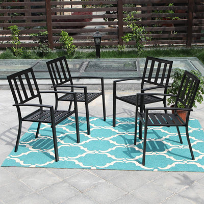 Stackable Outdoor Patio Dining Armchair