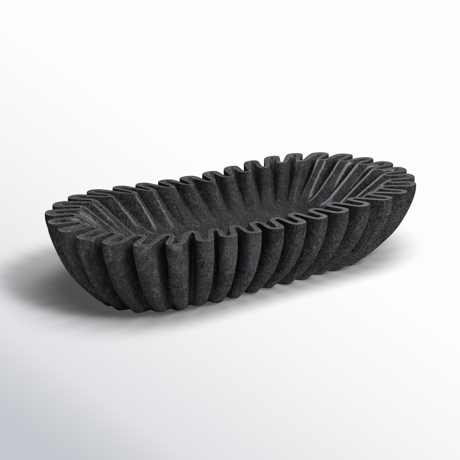 Vanderwall Genuine Marble Bowl, Black
