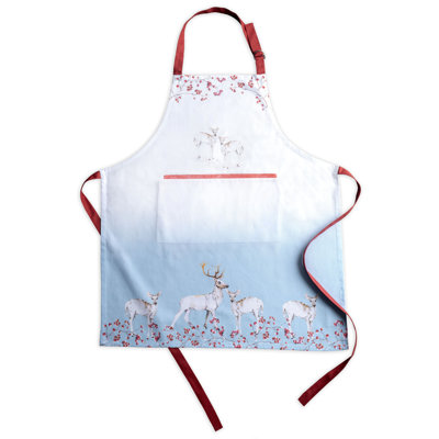 Tablier 100 % coton Forêt de contes de fées Maison d'Hermine - 27,5 po x 31,5 po