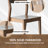 Xavion & Morven 5-Piece Solid Wood Dining Room Set, Chestnut Brown-549513310