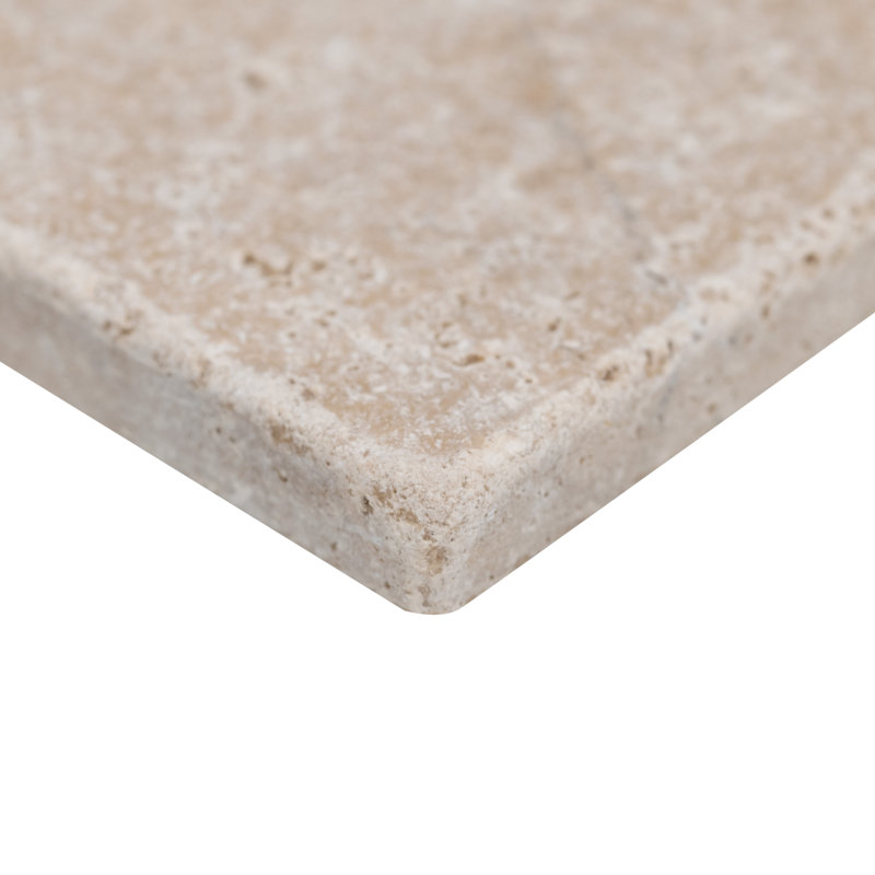 Valterra Beige Subway 3 in. x 6 in. Tumbled Travertine Floor and Wall Tile