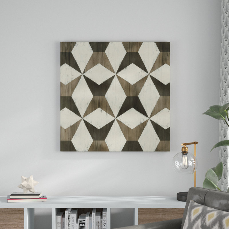 «Driftwood Geometrie IX», impression sur toile, H 36 po x l 36 po