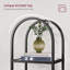 Adrianne 72.2'' H x 15.7'' W Steel Etagere Bookcase-111683883