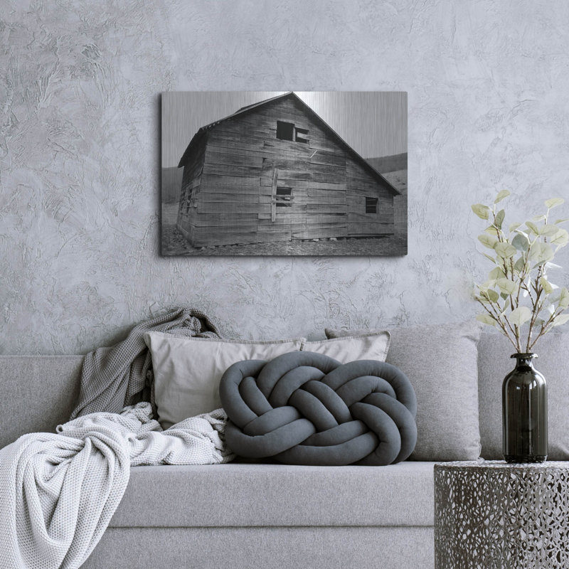  «Weather Worn 4» par Alicia Ludwig, art mural en métal, H 24 po x l 36 po