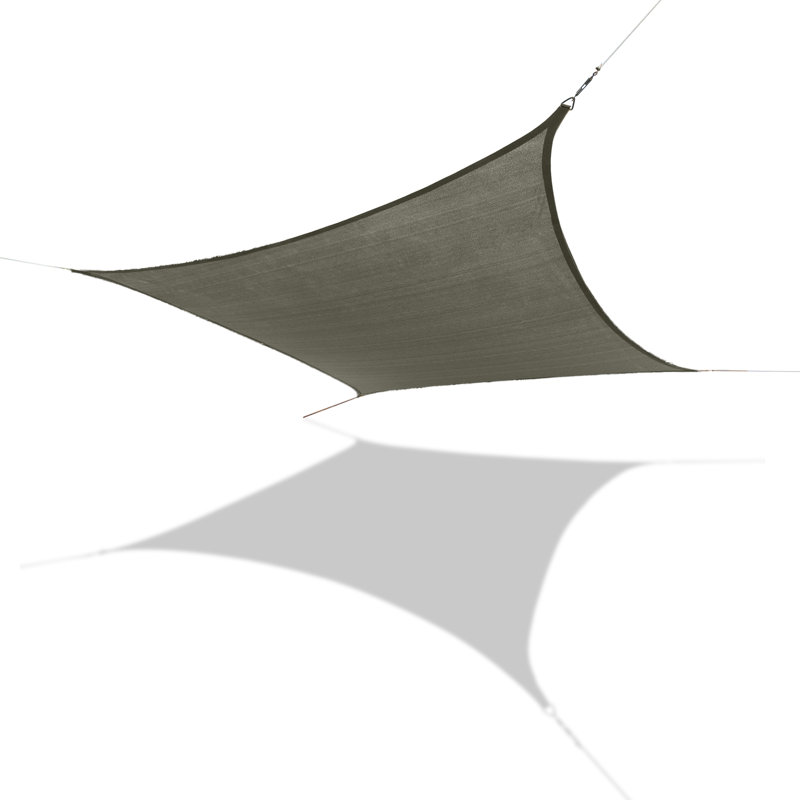 Voile d’ombrage carré 11 pi 10, Argent, 11 pi 10 po x 11 pi 10 po