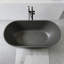 Baignoire ovale à surface solide, Baignoire de trempage autoportante-111988031