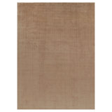 Textural Hand Knotted Silk Area Rug in Beige, Taupe, Cream