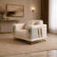 Ensemble canapé et fauteuil Regent - Argent