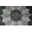 Tapis turc noir et ivoire 7 x 7 x 7