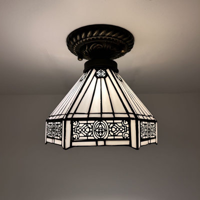 8'' 1 - Light Bowl Ceiling Fan Light Kit