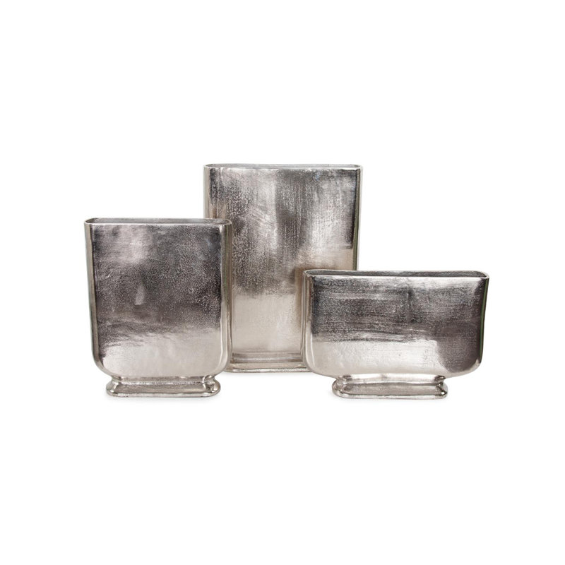 Bowden Silver Vase- Wide