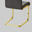 Chaises de salle à manger modernes, chaise d'appoint rembourrée en similicuir à haut dossier en polyuréthane-94574875-94574879