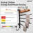 SIOYIE Smart Rotating Heated Towel Rack for Bathroom, 70W Wall-Mounted Electric Towel Dryer with Swivel Bars, 1-24H Timer, 115℉-155℉, Towel Warmer with Wi-Fi App Control, Low Carbon Steel, IPX5, Plug-in/Hardwired, Black-118776177