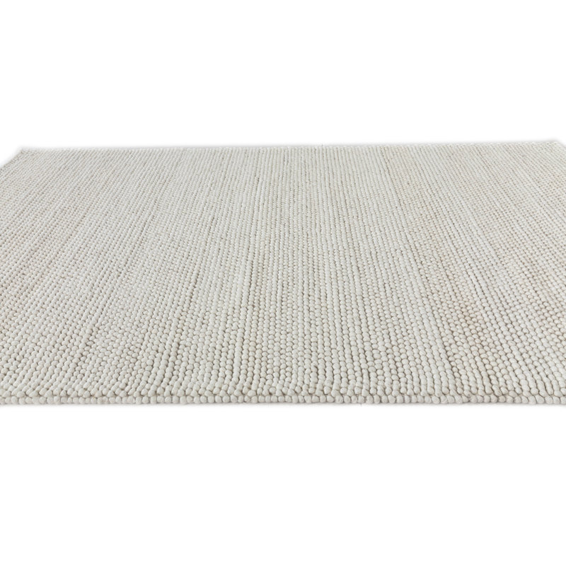 Alethea Flatweave Wool Polyester Owen Area Rug, Runner 2'6" x 8', Ivory