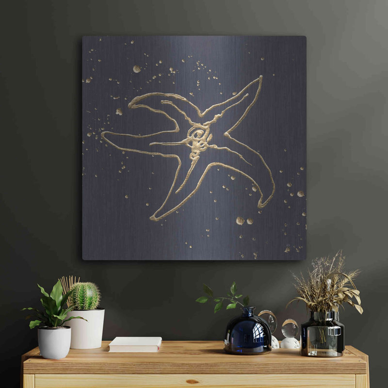 «Gold Starfish III» par Chris Paschke, H 24 po x l 24 po