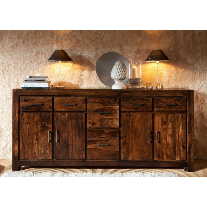 Metro Life 200cm Solid Wood Sideboard