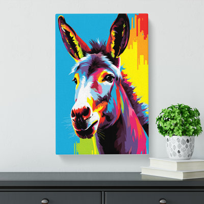 Donkey Pop - Wrapped Canvas