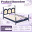 Structure de lit plateforme en bois Geng-1217494430