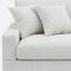 Canapé modulaire rembourré 3 pièces en chenille blanc cassé avec accoudoirs et coussins décoratifs-1110111472-1110111474