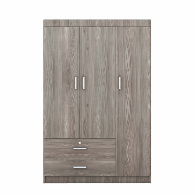 Armoire 3 portes avec 2 tiroirs
