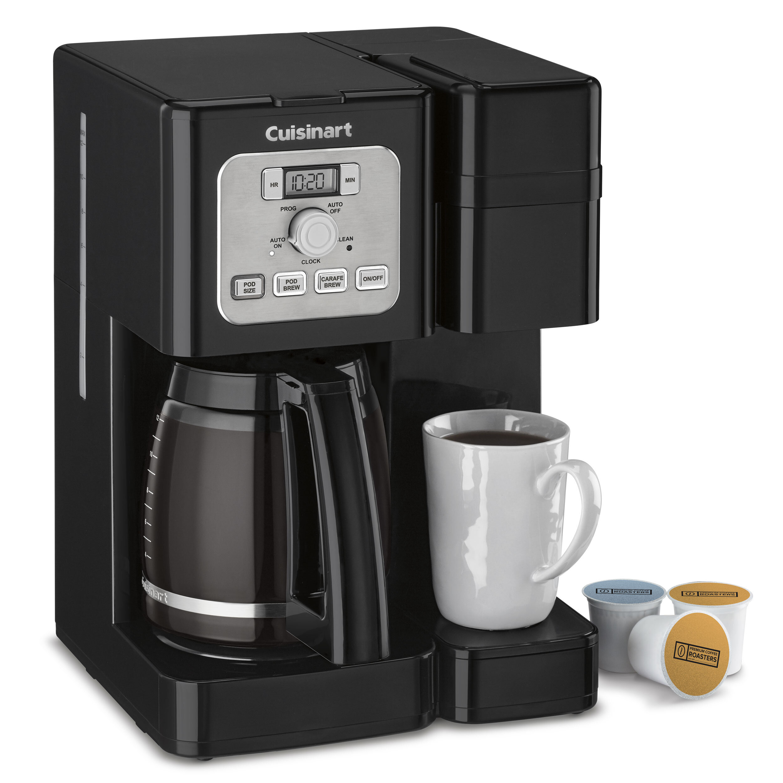 Cuisinart Coffee Center 12-Cup Coffee Maker and Single Serve Brewer -Black