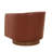 Bheema 28.5" W Top Grain Leather Swivel Barrel Chair-948487098