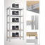 Adeolu 75cm W Metal Height -Adjustable Shelving Unit-772719399